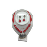 Red Silk Thread Necklace