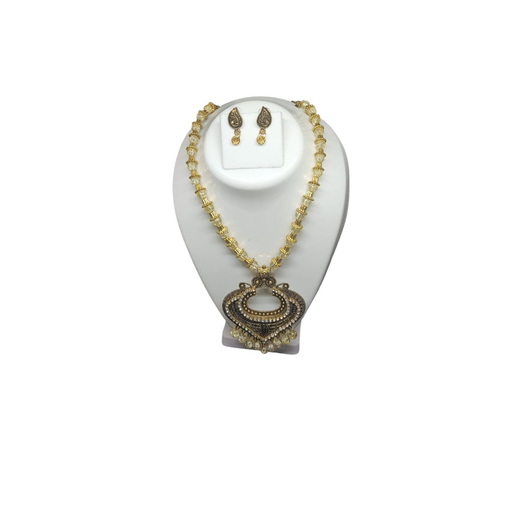 Golden Oxidised Necklace